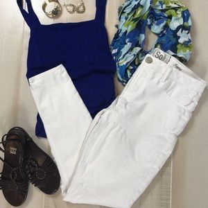 SO White Straight Leg Jeggings